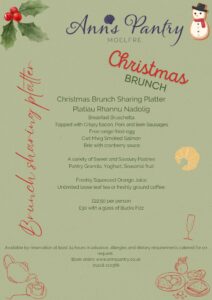 Christmas Brunch Menu